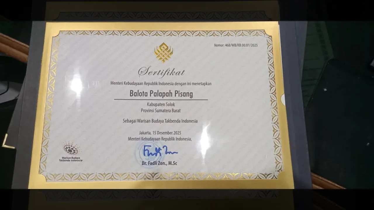 Sertifikat Balota Palapah Pisang